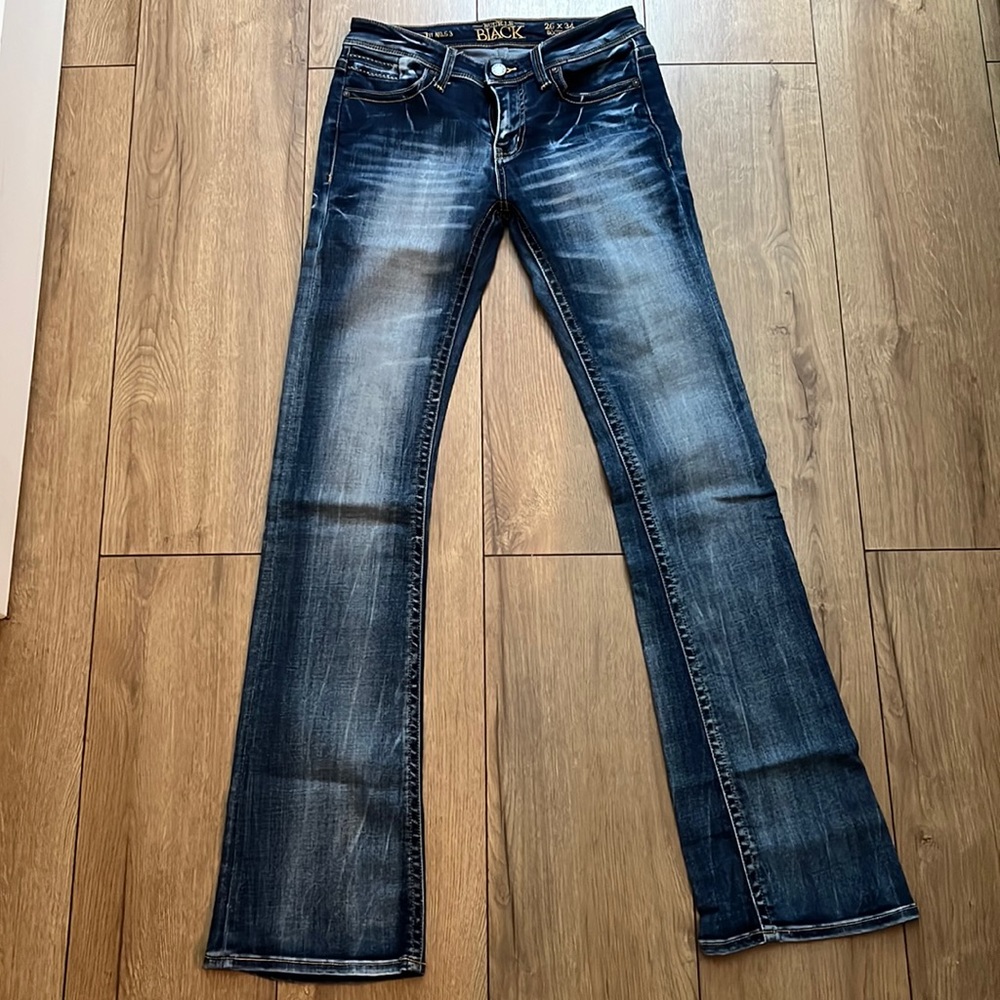 Buckle Black Bootcut Jean